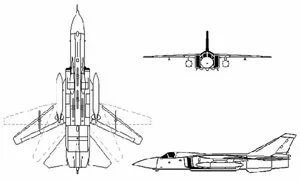  Франтавы бамбавальнік Су-24.