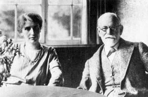 Зігмунд Фройд з дачкой Аннай, 1928 г.