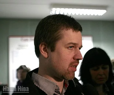 Сяргей Марцалеў пасля вынясення прысуду 16 мая 2011 г.