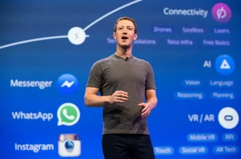 Кіраўнік Facebook і адзін з найбагацейшых людзей у свеце Марк Цукерберг