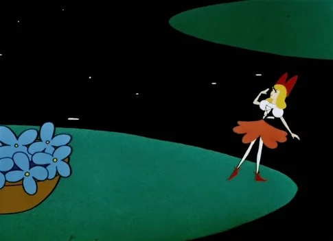 кадр з мультфільма «Дзюймовачка»