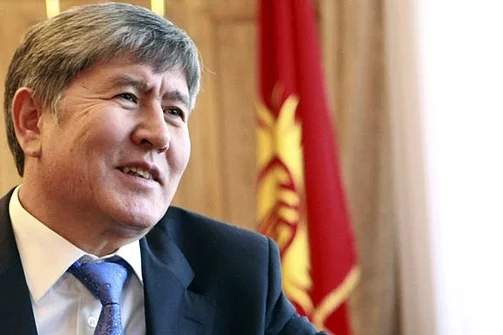 Алмазбек Атамбаеў. Фота Reuters.