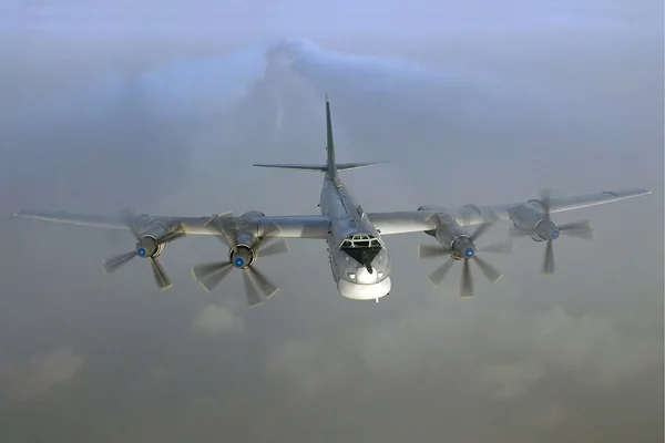 Бамбардзіроўшчык Ту-95 лётаў над Гуамам