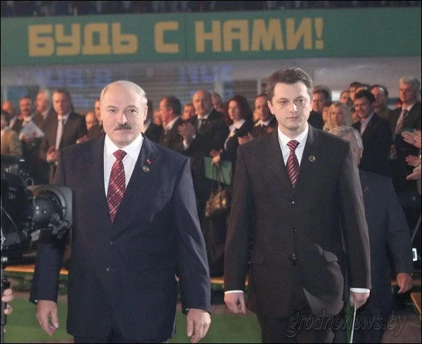 Аляксандр Лукашэнка і Ігар Бузоўскі. Фота grodnonews.by.