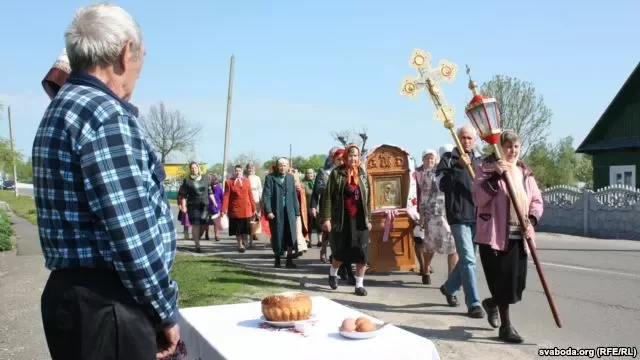 Обряд «Намская Пасха» в деревне Оброво Ивацевичского района