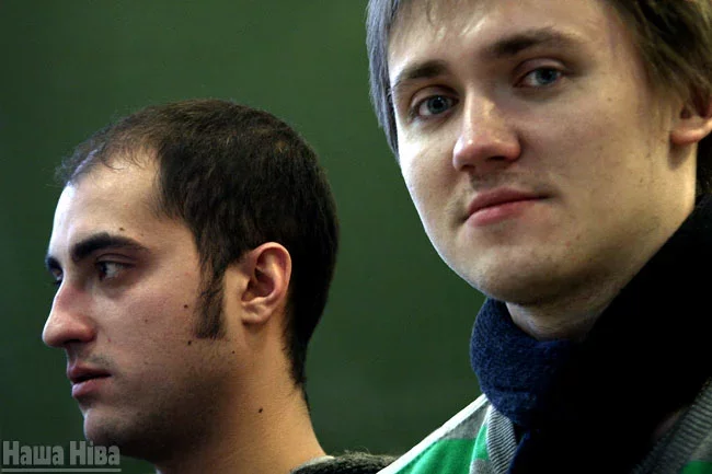 Мікалай Тоўсцік (злева) і Мікіта Бельцюкоў.