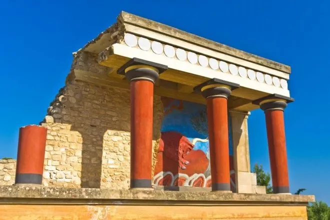 Кносский дворец на Крите был одним из центров минойской цивилизации.