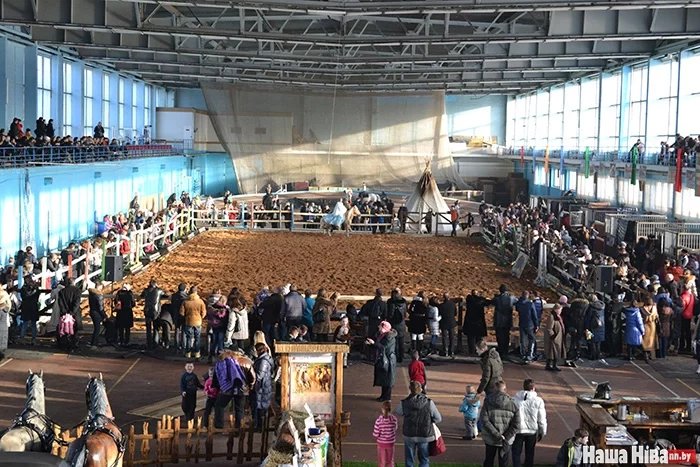 23 i 24 sakavika ŭ minskim sportkompleksie «Dynama» adbyłasia vystava šoŭ-vystava parodzistych koniej.