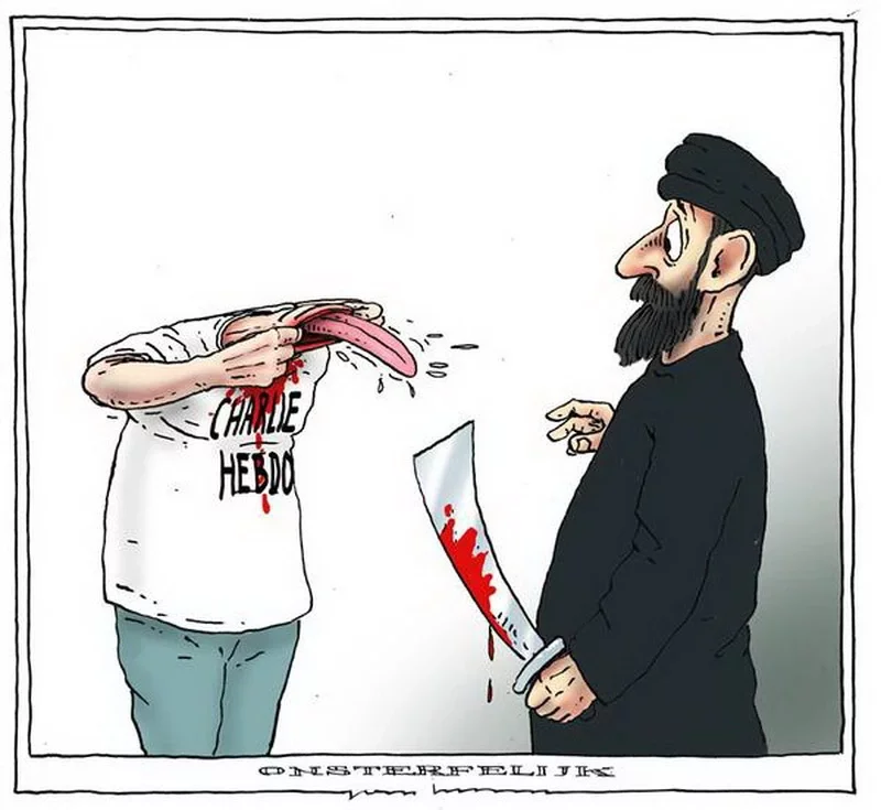 «Няспынны Charlie Hebdo». Joep Bertrams