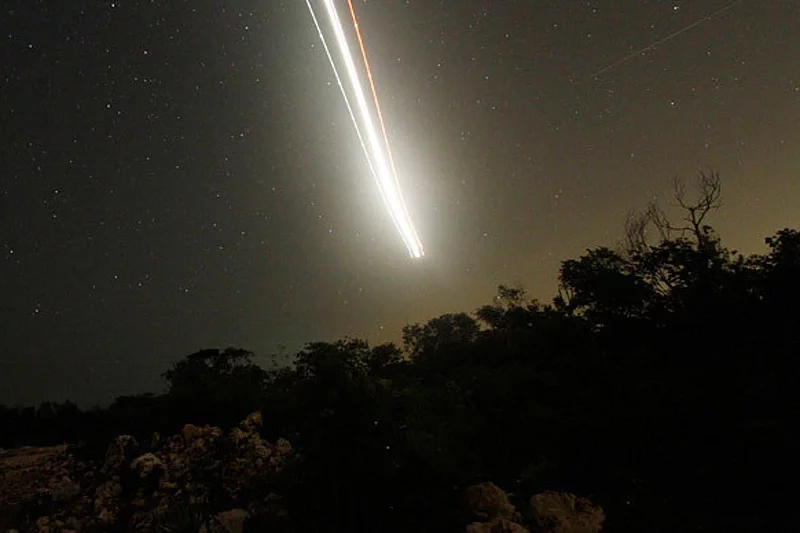 Падение аппарата «Космос-1220» на Землю в феврале 2014 года. Фото: Reuters / Gerardo Garcia