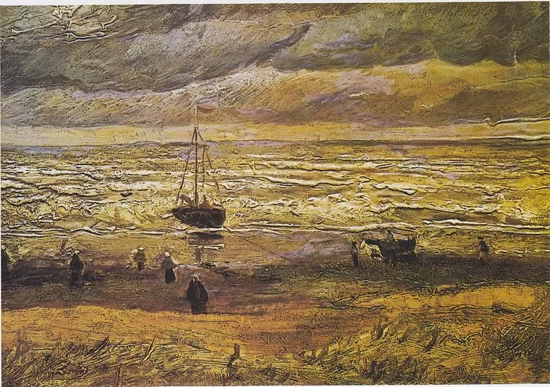 «Вид на море у Схевенингена». Изображение wikipedia.org