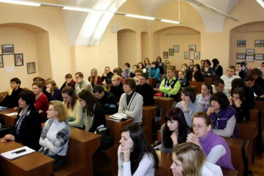 Na historyka-fiłałahičnym fakultecie Połackaha dziaržaŭnaha ŭniviersiteta. Fota budzma.by