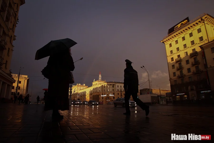 Праспект Незалежнасці. Фота Сяргея Гудзіліна