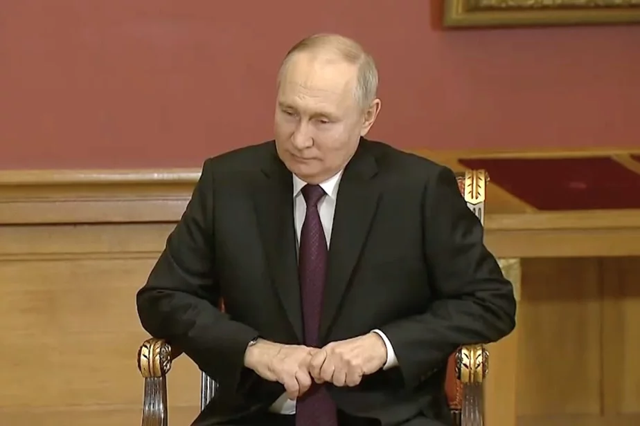 Владимир Путин. Скриншот видео.