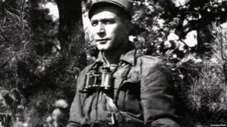 Ромуальд Райс («Бурый»), фото военного времени.