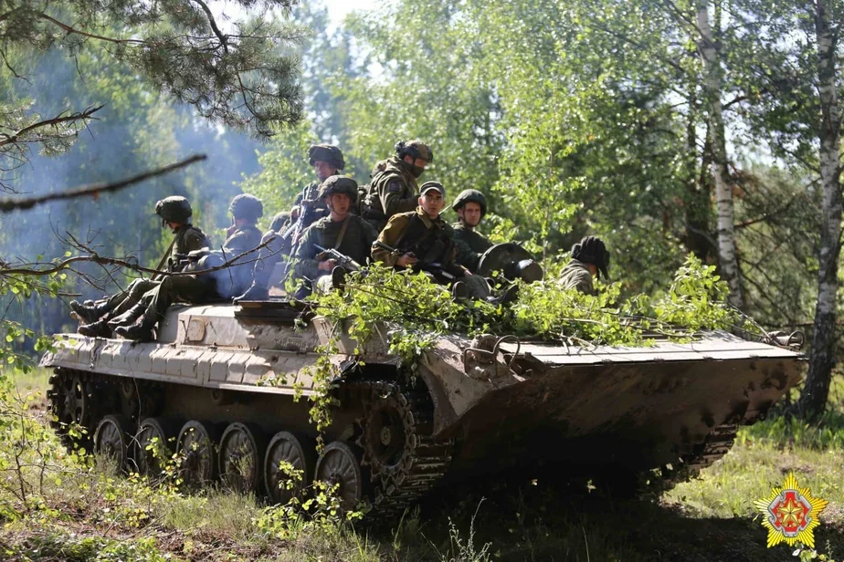 Занятия белорусских военных с вагнеровцами. Фото: Минобороны