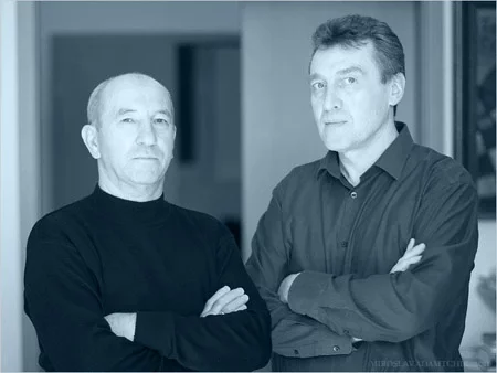 Леанід Галубовіч і Адам Глобус. Фота adam-hlobus.livejournal.com.