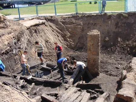 Дрэва захавалася з XIV ст. дзякуючы адсутнасці вільгаці і сонечных промняў.