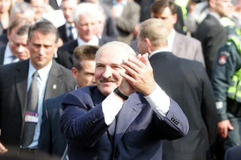  Лукашэнка падчас побыту ў Вільні ў верасні 2009 г., Lrytas.lt