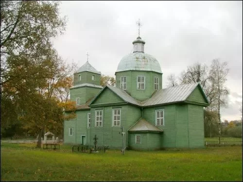  Так выглядала царква ў Порплішчы да рамонту. Фота Кастуся Шастоўскага, www.radzima.org.