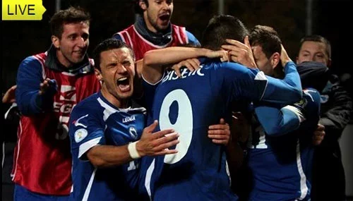 Ібішавіч выводзіць Боснію на мундыль, fifa.com