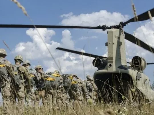 Солдаты 173 воздушно-десантной бригады во время учений в Германии летом 2015 года. Фото gannett-cdn.com