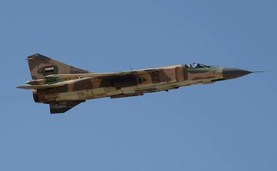 МіГ-23 ВПС Сірыі. Фота: Міхаіл Васкрасенскі / РІА Новості