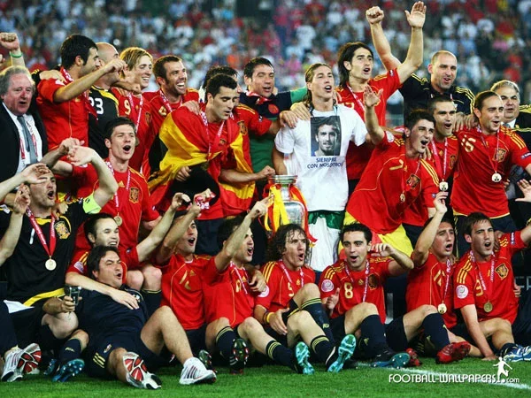  Ispanija stała čempijonam Jeŭropy ŭ 2008 h. i śvietu ŭ 2010 h.