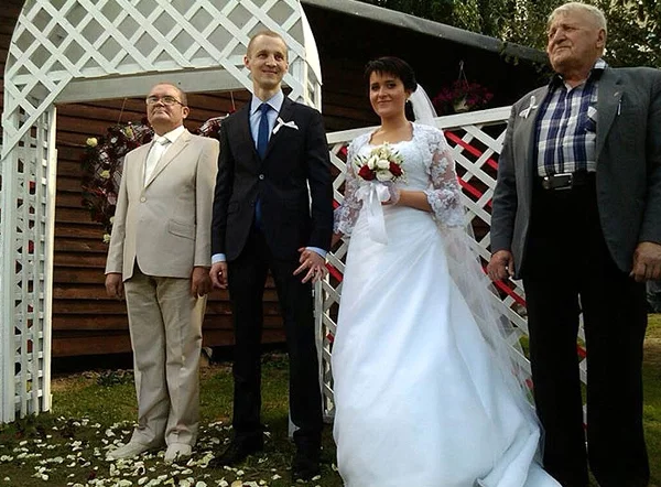 Венчание Насты и Дмитрия Дашкевичей 31 августа 2013 года, фото Бориса Горецкого.