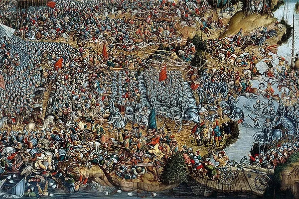 «Bitva pad Oršaj». Karcina 1520-ch hadoŭ, aŭtar nieviadomy.