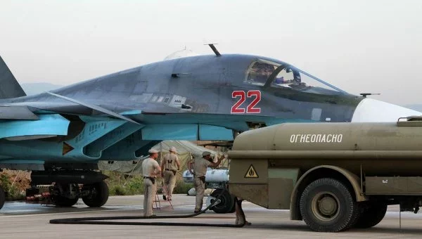 Российские самолеты на базе Хмеймим в Сирии