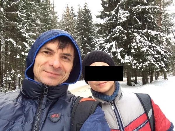 Дмитрий с сыном. Фото из блога Тимашкова.