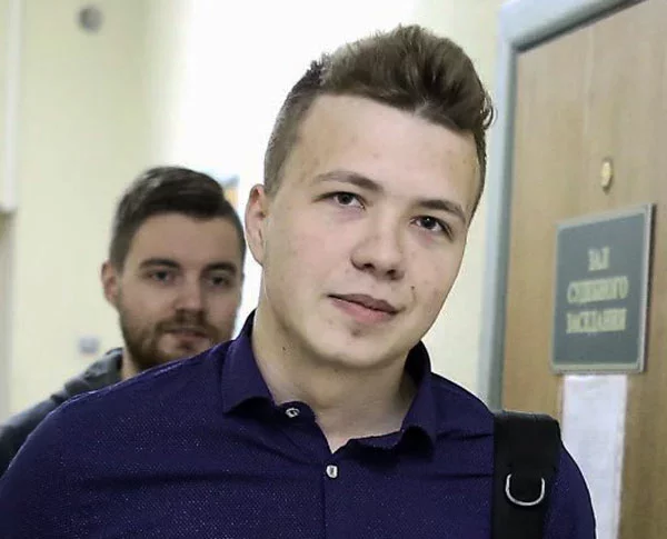 Блогер-эмигрант Роман Протасевич, летевший рейсом Ryanair, который посадили в Минске. Фото правозащитников-весновцев.