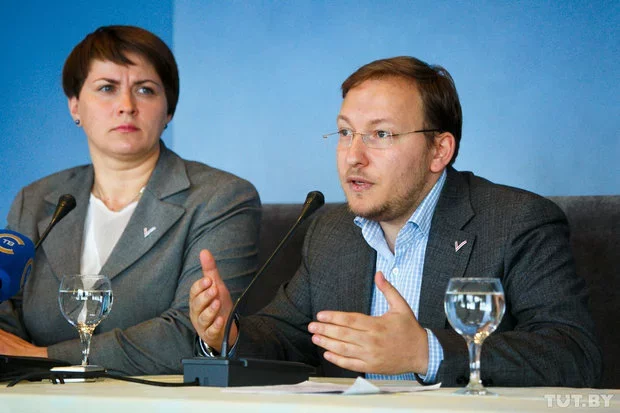 Татьяна Короткевич и Андрей Дмитриев. Фото tut.by.