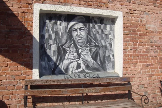 Графіці з Уладзімірам Караткевічам у Мінску