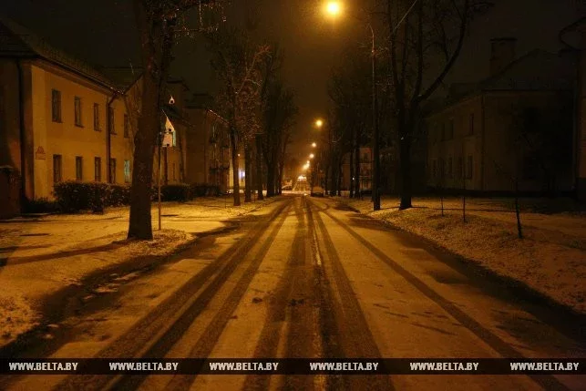 Первый снег в Минске