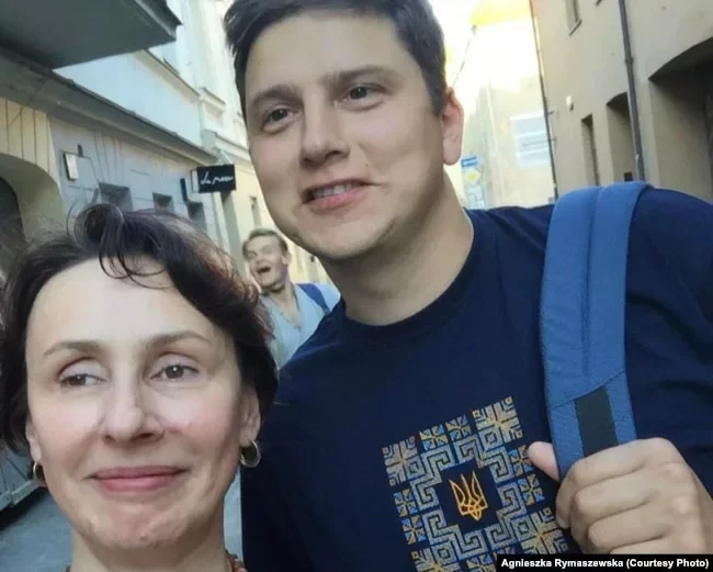 Агнешка Рамашэўская і Павел Мажэйка