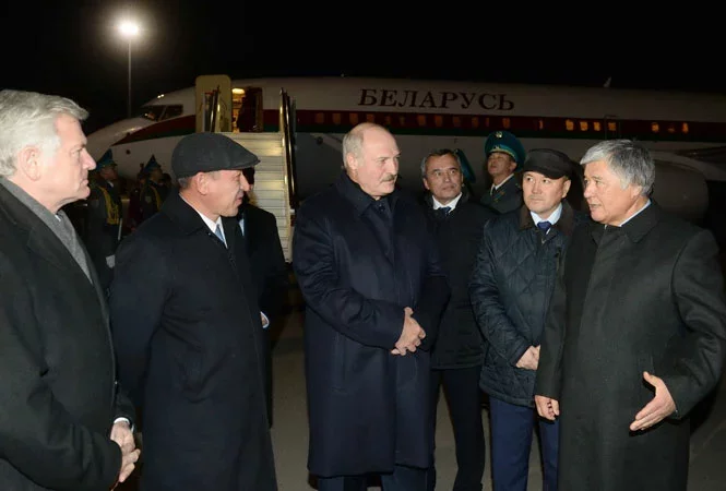 Лукашенко прилетел в Астану вечером, фото president.gov.by