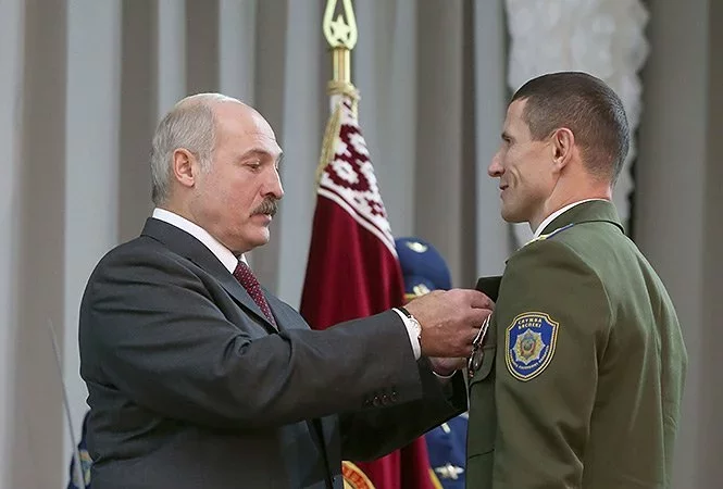 Александр Лукашенко и Андрей Павлюченко.