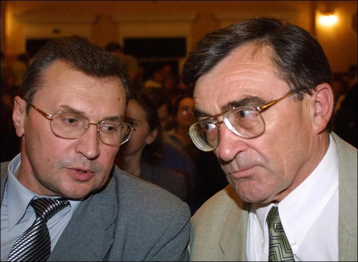 Siamion Domaš i Uładzimir Hančaryk
