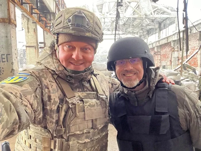 Валерий Залужный вместе с министром обороны Украины Резниковым, Фото: фейсбук Залужного