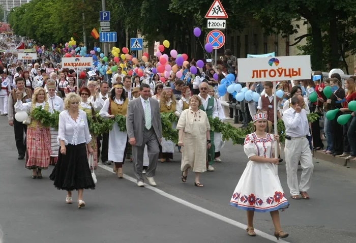 Литовцы на Фестивале национальных культур в Гродно. Фото: «Гродненская правда»