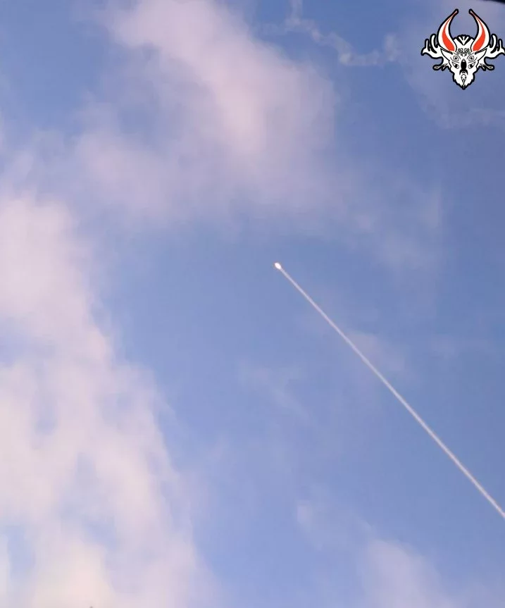 Запуск ракеты з аэрадрома Зябраўка пад Гомелем. Фота: Беларускі гаюн
