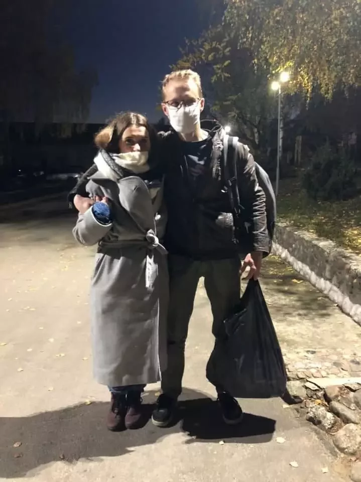 Дмитрий Дашкевич с женой. Фото из фейсбука.