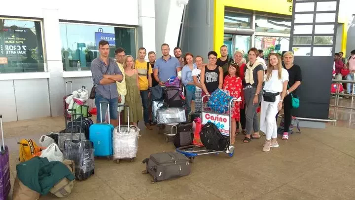 Белорусские туристы, которые не смогли вылететь из Гоа