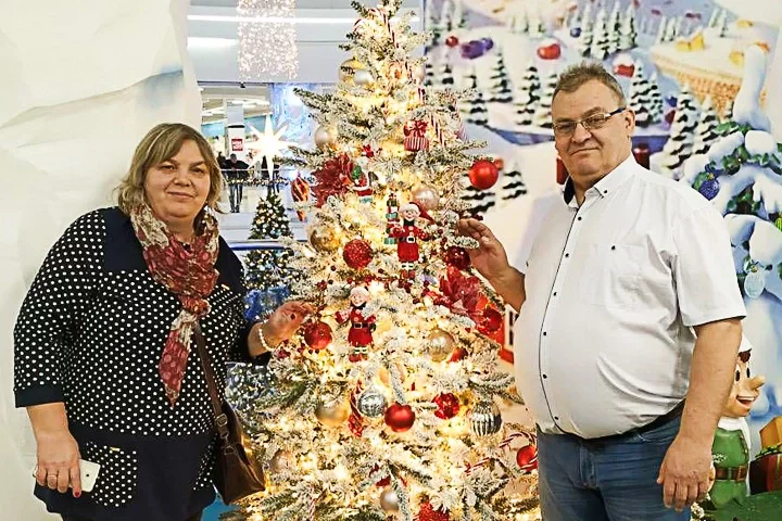 Анатоль Раманчук разам з жонкай Святланай. Фота: перададзена героем публікацыі.