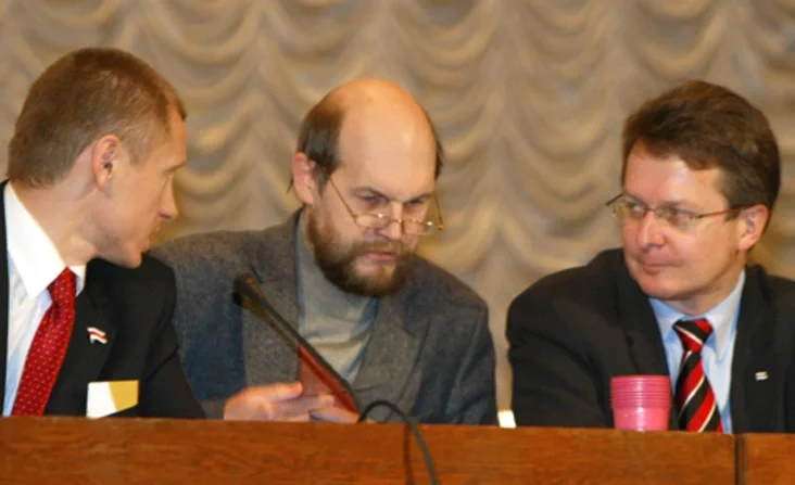 New leader of the opposition Belarusan Popular Front party Lavon Barshcheuski. Photo by Julia Darashkevich