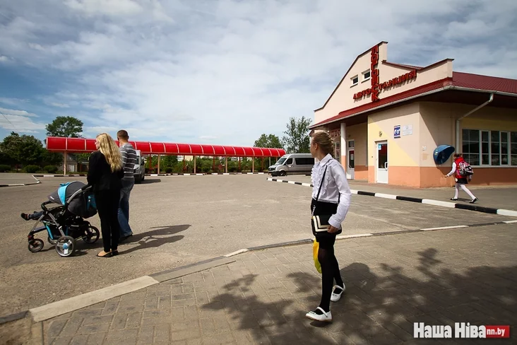 Аўтастанцыя ў Лагойску. Дарэчы, з разбудовай горада-спадарожніка, яе плануюць перанесці