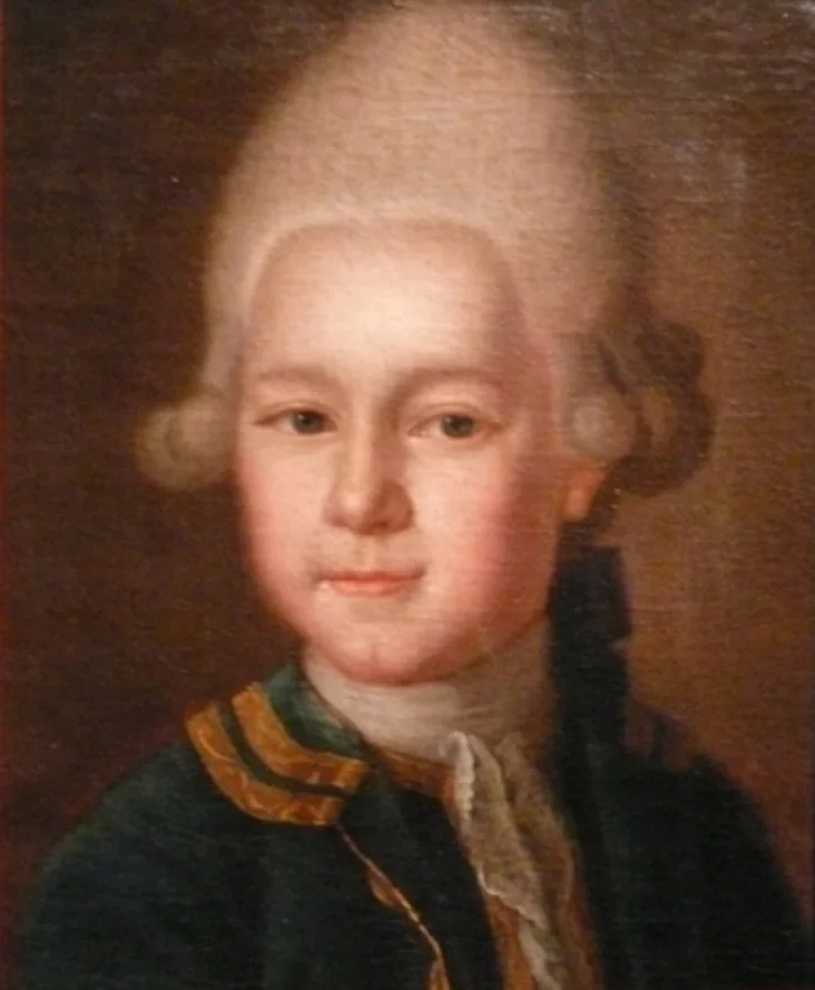 Stanisłaŭ Niderman (1746) Partret Stanisłava Paniatoŭskaha va ŭzroście 14 hadoŭ. Stanisłav Nidiermann (1746 h.) Portriet Stanisłava Poniatovskoho v vozrastie 14 let. Stanislas Niedermann (1746) Portrait of Stanisław Poniatowski at the age of 14 