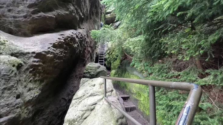 туристический маршрут по Саксонской Швейцарии tourist route in Saxon Switzerland турыстычны маршрут у Саксонскай Швейцарыі